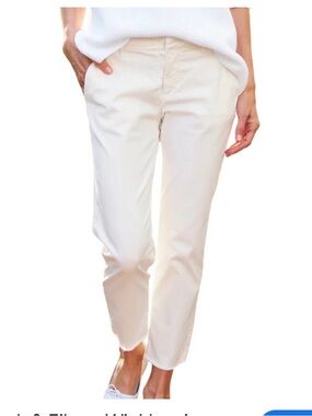Frank & Eileen Off-White Women's Pants